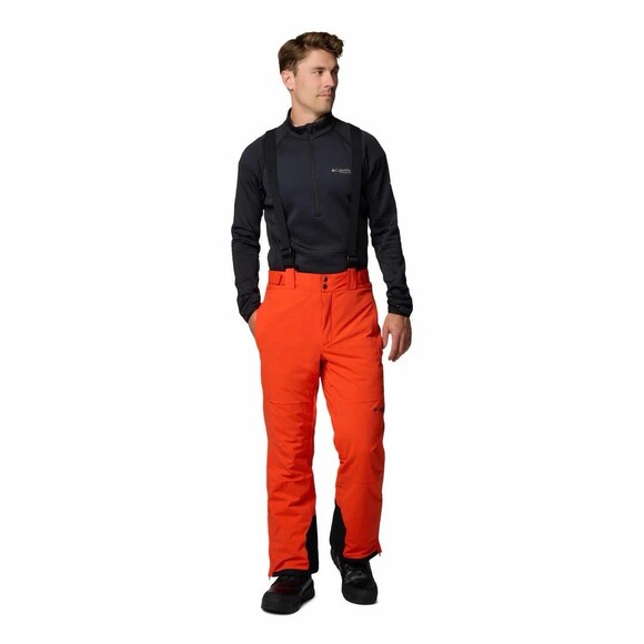 Columbia Ski Pants Mens 5X Cirque Bowl Omni-Tech Omni-Heat Titanium Orange Black